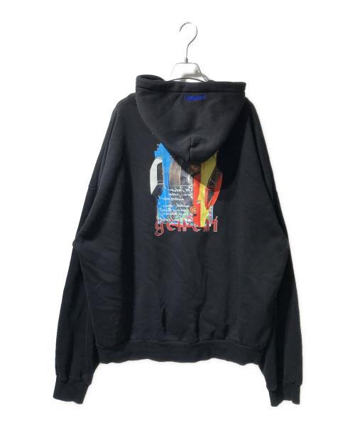 genzai（ゲンザイ）genzai (ゲンザイ) Tomogui Hoodie ブラック サイズ:XLの古着・服飾アイテム