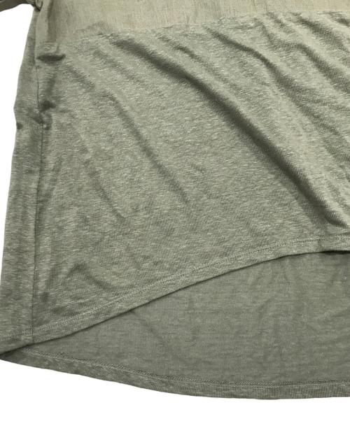 MAX&Co.（マックスアンドコー）MAX&Co. (マックスアンドコー) リネンカットソー オリーブ サイズ:XSの古着・服飾アイテム