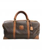 CELINEセリーヌ）の古着「マカダム柄ボストンバッグ」｜ブラウン