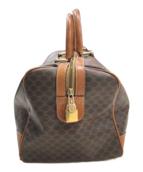 CELINE（セリーヌ）CELINE (セリーヌ) マカダム柄ボストンバッグ ブラウンの古着・服飾アイテム