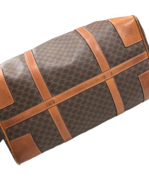 CELINE（セリーヌ）CELINE (セリーヌ) マカダム柄ボストンバッグ ブラウンの古着・服飾アイテム