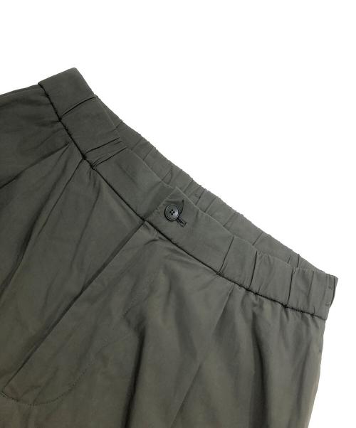 ATON（エイトン）ATON (エイトン) Kyoto tsurizome cotton wide easy pants オリーブ サイズ:02の古着・服飾アイテム