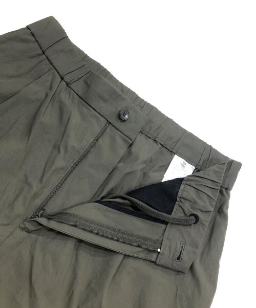 ATON（エイトン）ATON (エイトン) Kyoto tsurizome cotton wide easy pants オリーブ サイズ:02の古着・服飾アイテム