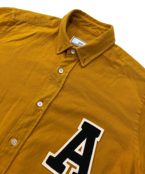 AMI Alexandre Mattiussi（アミアレクサンドルマテュッシ）AMI Alexandre Mattiussi (アミアレクサンドルマテュッシ) ロングスリーブシャツ イエロー サイズ:36の古着・服飾アイテム