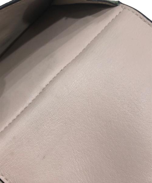 LOEWE（ロエベ）LOEWE (ロエベ) トライフォールド ウォレット ベージュ×オリーブの古着・服飾アイテム