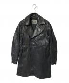 hystericsヒステリックス）の古着「レザーコート」｜ブラック