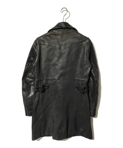hysterics（ヒステリックス）hysterics (ヒステリックス) レザーコート ブラック サイズ:Mの古着・服飾アイテム
