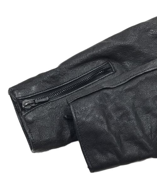 hysterics（ヒステリックス）hysterics (ヒステリックス) レザーコート ブラック サイズ:Mの古着・服飾アイテム