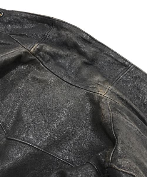 hysterics（ヒステリックス）hysterics (ヒステリックス) レザーコート ブラック サイズ:Mの古着・服飾アイテム