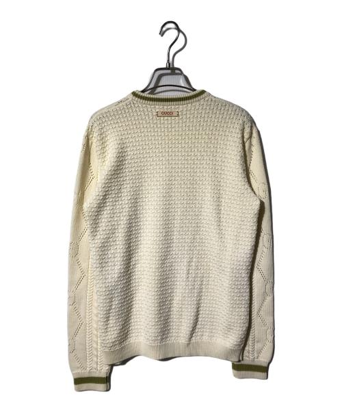 GUCCI（グッチ）GUCCI (グッチ) ケーブルニット ベージュ サイズ:12の古着・服飾アイテム