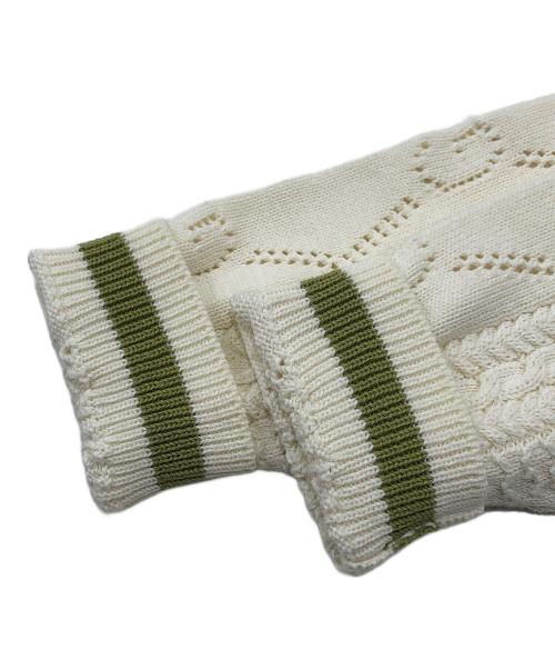 GUCCI（グッチ）GUCCI (グッチ) ケーブルニット ベージュ サイズ:12の古着・服飾アイテム