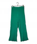 HaaT×ISSEY MIYAKEハート×イッセイミヤケ）の古着「プリーツパンツ」｜グリーン