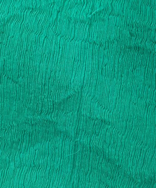 HaaT（ハート）HaaT (ハート イッセイ ミヤケ) ISSEY MIYAKE (イッセイミヤケ) プリーツパンツ グリーン サイズ:2の古着・服飾アイテム