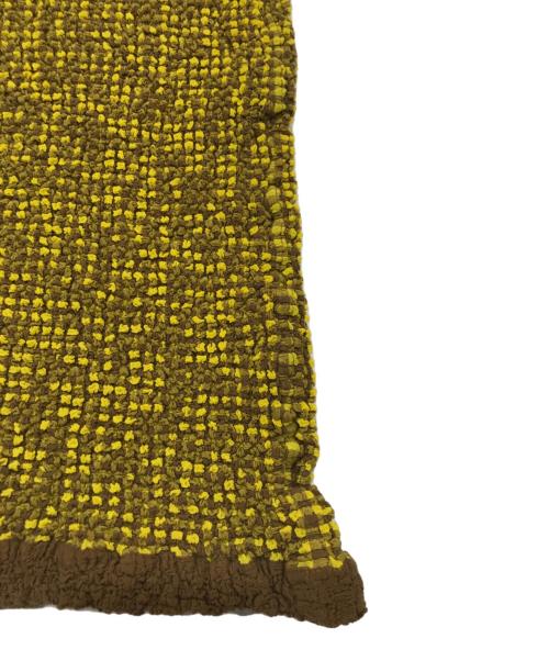 ISSEY MIYAKE me（イッセイ ミヤケ ミー）ISSEY MIYAKE me (イッセイ ミヤケ ミー) カリフラワー ポロシャツ イエロー サイズ:表記なしの古着・服飾アイテム