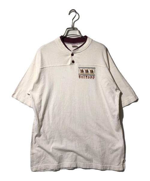 Rich Tee's（リッチ ティーズ）Rich Tee's (リッチ ティーズ) ヴィンテージTシャツ パープル×ホワイト サイズ:Mの古着・服飾アイテム