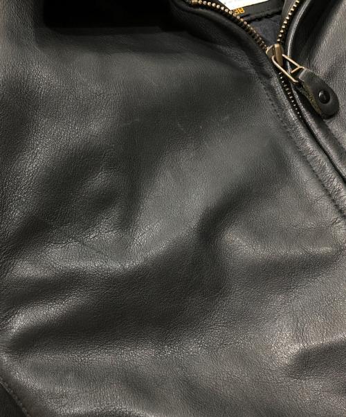 HARLEY-DAVIDSON（ハーレーダビッドソン）HARLEY-DAVIDSON (ハーレーダビッドソン) シングルライダースジャケット ブラック サイズ:size38の古着・服飾アイテム