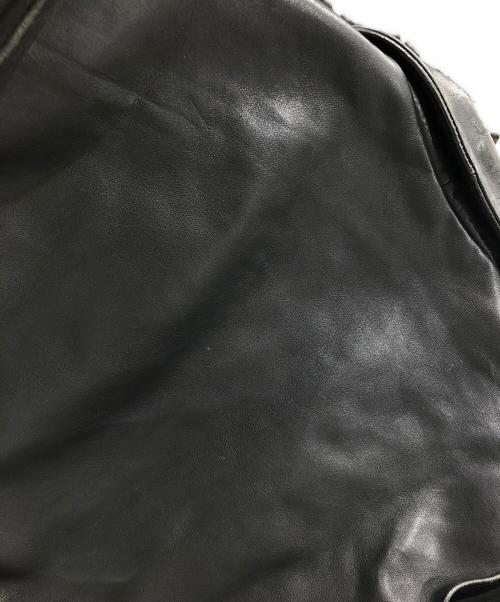 HARLEY-DAVIDSON（ハーレーダビッドソン）HARLEY-DAVIDSON (ハーレーダビッドソン) シングルライダースジャケット ブラック サイズ:size38の古着・服飾アイテム