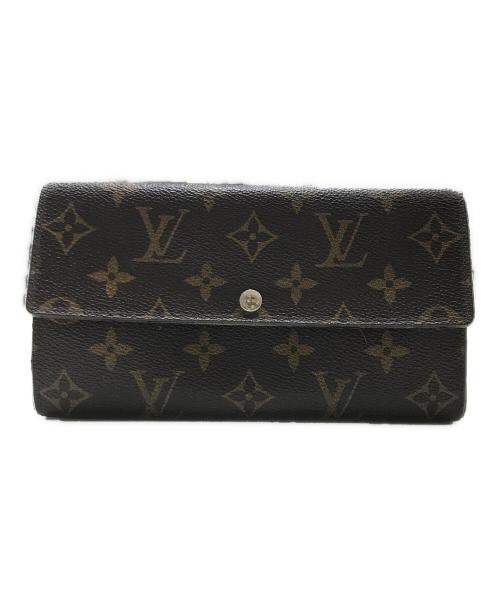 LOUIS VUITTON（ルイ ヴィトン）LOUIS VUITTON (ルイ ヴィトン) ポルトフォイユ・サラ ブラウンの古着・服飾アイテム