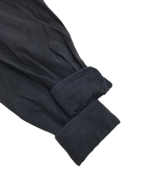 EMPORIO ARMANI（エンポリオ アルマーニ）EMPORIO ARMANI (エンポリオアルマーニ) ワンポイントロゴシャツ ブラック サイズ:41の古着・服飾アイテム