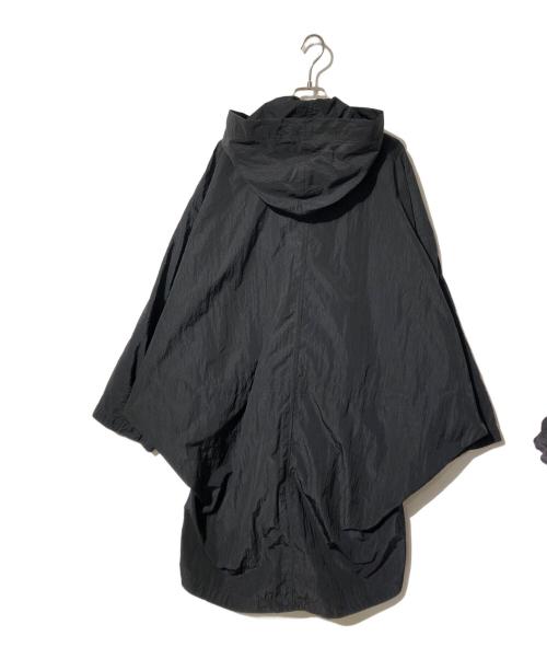 URU（ウル）URU (ウル) WATER REPELENT NYLON ZIP UP COAT ブラック サイズ:Ｆの古着・服飾アイテム