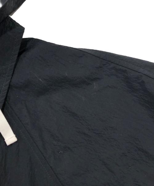 URU（ウル）URU (ウル) WATER REPELENT NYLON ZIP UP COAT ブラック サイズ:Ｆの古着・服飾アイテム