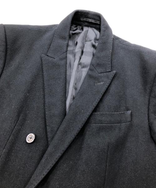 LAD MUSICIAN（ラッドミュージシャン）LAD MUSICIAN (ラッドミュージシャン) ウールチェスターコート ブラック サイズ:44の古着・服飾アイテム