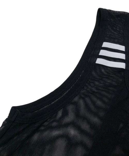 Y-3（ワイスリー）Y-3 (ワイスリー) ノースリーブメッシュワンピース ブラック サイズ:XSの古着・服飾アイテム