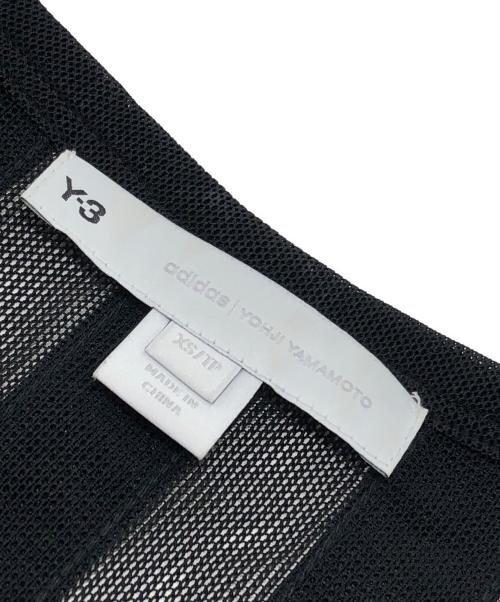 Y-3（ワイスリー）Y-3 (ワイスリー) ノースリーブメッシュワンピース ブラック サイズ:XSの古着・服飾アイテム