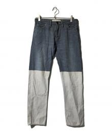 ANREALAGE（アンリアレイジ）の古着「デニムパンツ」｜インディゴ