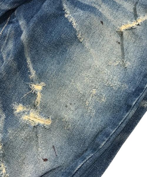 glamb（グラム）glamb (グラム) ダメージ加工デニムパンツ インディゴ サイズ:1の古着・服飾アイテム