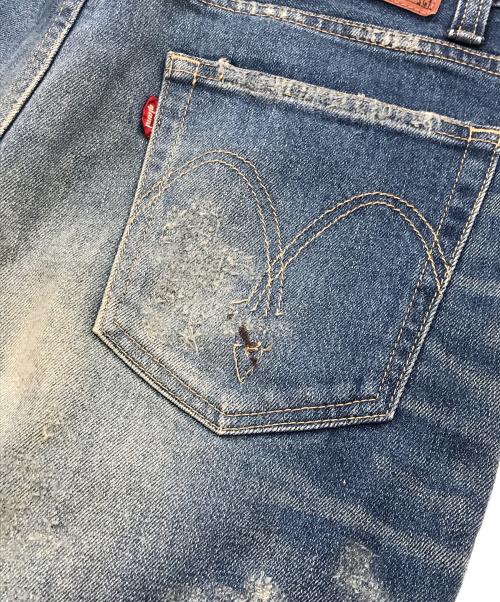 glamb（グラム）glamb (グラム) ダメージ加工デニムパンツ インディゴ サイズ:1の古着・服飾アイテム