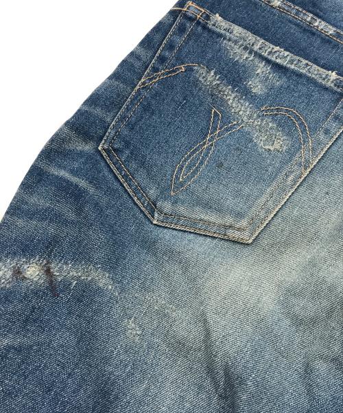 glamb（グラム）glamb (グラム) ダメージ加工デニムパンツ インディゴ サイズ:1の古着・服飾アイテム