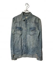 REMI RELIEF（レミレリーフ）の古着「デニムシャツ」｜インディゴ