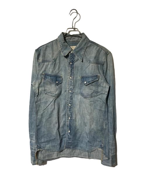 REMI RELIEF（レミレリーフ）REMI RELIEF (レミレリーフ) デニムシャツ インディゴ サイズ:Ⅼの古着・服飾アイテム