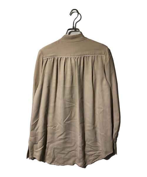 M・Fil（エムフィル）M・Fil (エムフィル) キュプラベネシャンボータイシャツ ベージュ サイズ:FREEの古着・服飾アイテム