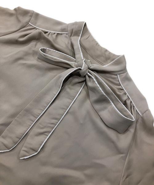 M・Fil（エムフィル）M・Fil (エムフィル) キュプラベネシャンボータイシャツ ベージュ サイズ:FREEの古着・服飾アイテム