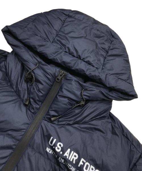 AVIREX（アヴィレックス）AVIREX (アヴィレックス) フーデッドカスタムダウン ネイビー サイズ:2XLの古着・服飾アイテム