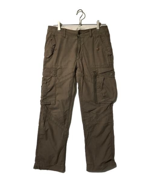 POLO RALPH LAUREN（ポロ・ラルフローレン）POLO RALPH LAUREN (ポロ・ラルフローレン) ギミックカーゴパンツ ブラウン サイズ:76CM　W30の古着・服飾アイテム