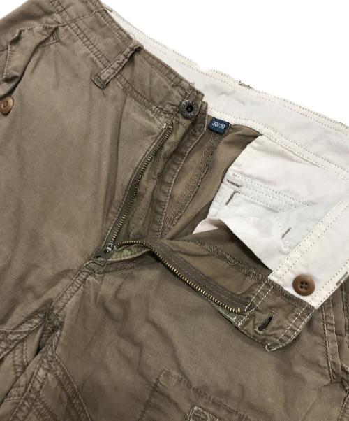 POLO RALPH LAUREN（ポロ・ラルフローレン）POLO RALPH LAUREN (ポロ・ラルフローレン) ギミックカーゴパンツ ブラウン サイズ:76CM　W30の古着・服飾アイテム