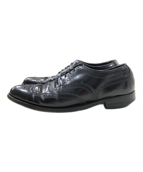 Florsheim（フローシャイム）Florsheim (フローシャイム) ウィングチップシューズ ブラック サイズ:10の古着・服飾アイテム