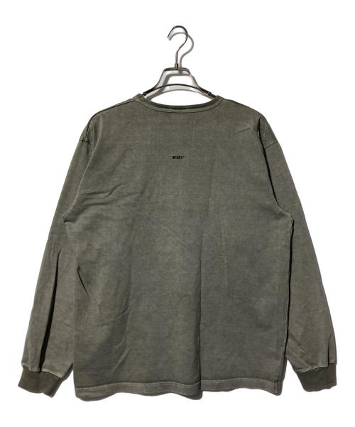 WTAPS（ダブルタップス）WTAPS (ダブルタップス) SIGN LS カットソー カーキ サイズ:02の古着・服飾アイテム