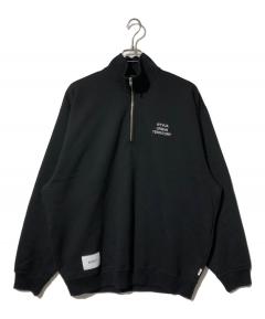 中古・古着通販】WTAPS (ダブルタップス) ハーフジップスウェット