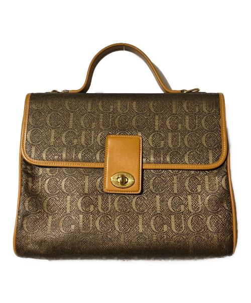 GUCCI（グッチ）GUCCI (グッチ) ブリーフケース ブラウンの古着・服飾アイテム