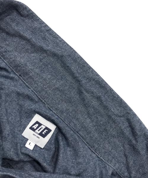 AiE（エーアイイー）AiE (エーアイイー) ペインターシャツ ネイビー サイズ:Lの古着・服飾アイテム