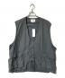 STILL BY HAND（スティルバイハンド）の古着「綿×麻ビッグポケットベスト」｜グレー