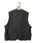 STILL BY HAND (スティルバイハンド) 綿×麻ビッグポケットベスト グレー サイズ:50：7000円