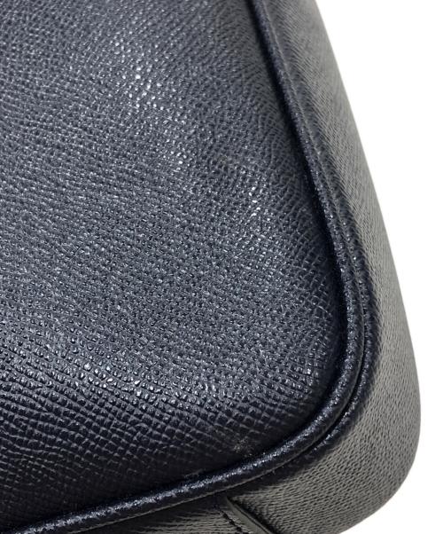 COACH（コーチ）COACH (コーチ) クロスグレインレザーブリーフケース ネイビーの古着・服飾アイテム