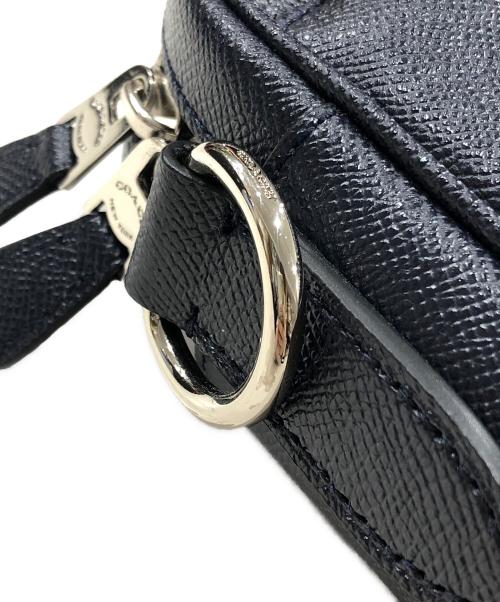 COACH（コーチ）COACH (コーチ) クロスグレインレザーブリーフケース ネイビーの古着・服飾アイテム