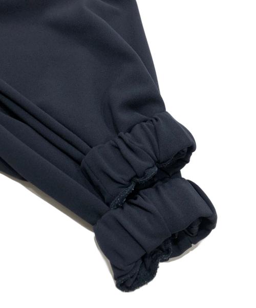 Lui's（ルイス）Lui's (ルイス) ジョーゼットスタンドハーフZIPカットソー ネイビー サイズ:Fの古着・服飾アイテム