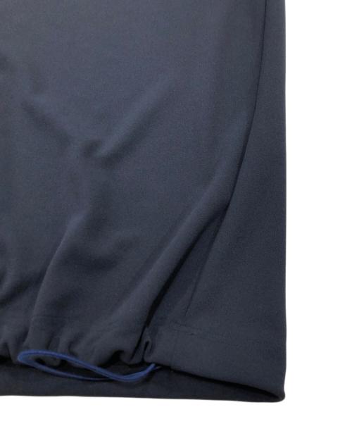 Lui's（ルイス）Lui's (ルイス) ジョーゼットスタンドハーフZIPカットソー ネイビー サイズ:Fの古着・服飾アイテム